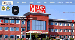 Desktop Screenshot of malwacollege.org