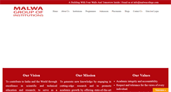 Desktop Screenshot of malwacollege.com